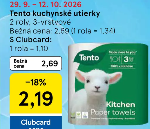 Tento kuchynské utierky