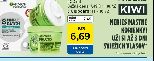 Garnier Pure Active hydrocolloidné neviditeľné náplasti na pupienky