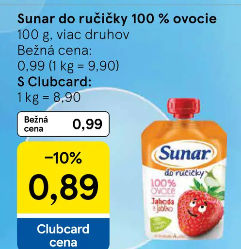 Sunar 100 % ovocie