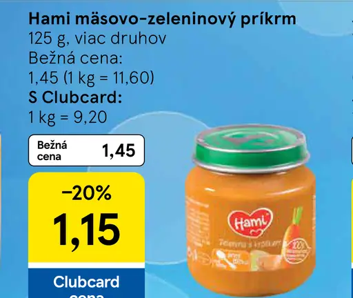 Hami mäsovo-zeleninový príkrm