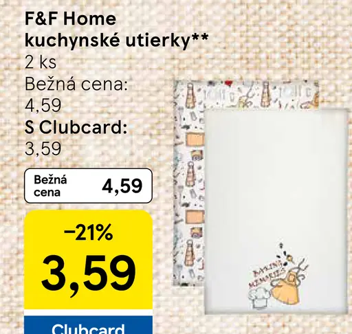 F&F Home kuchynské utierky