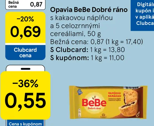 Dobré ráno s kakaovou náplňou a 5 celozrnnými cereáliami