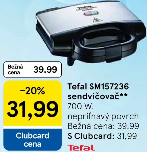 Tefal SM157236 sendvičovač
