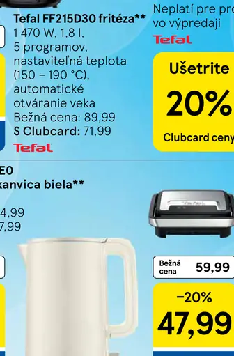Tefal FF215D30 fritéza