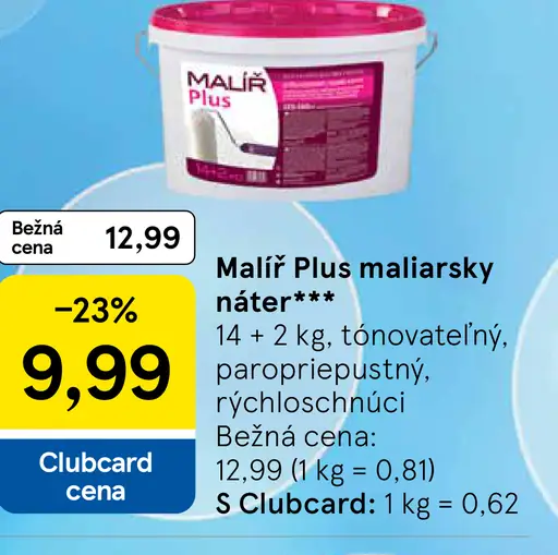 Malíř Plus maliarsky náter