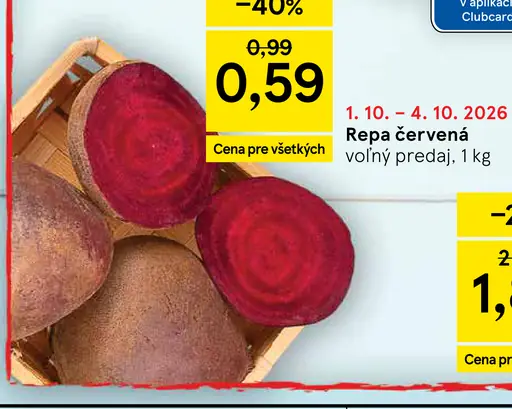Repa červená