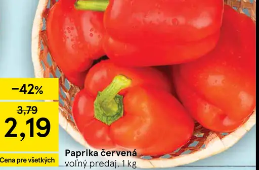 Paprika červená