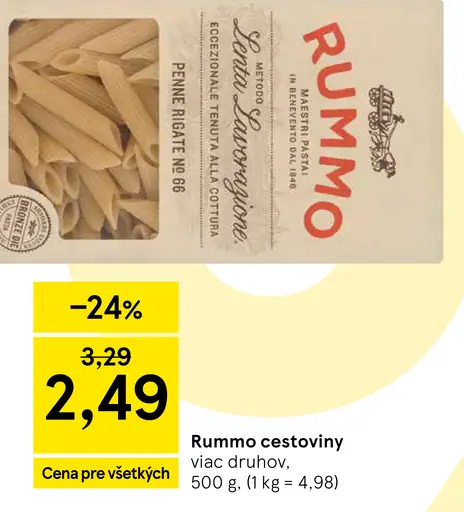 Rummo penne rigate cestoviny
