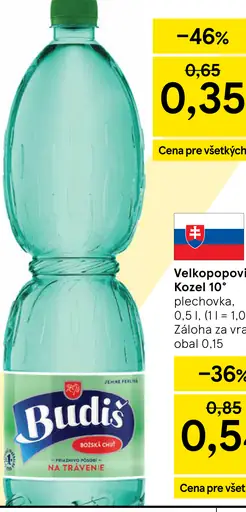 Budiš minerálna voda