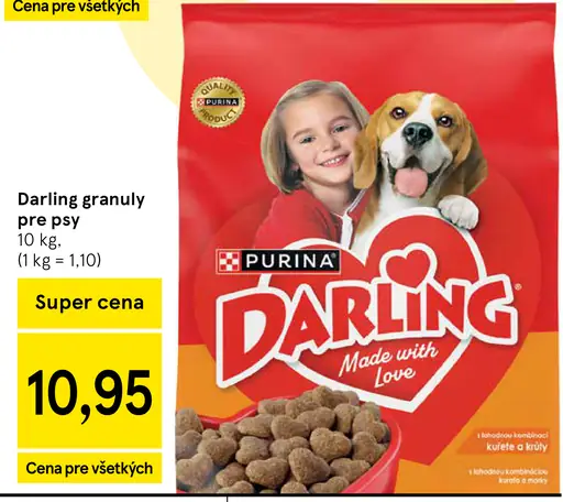 Purina Darling Granuly pre psy