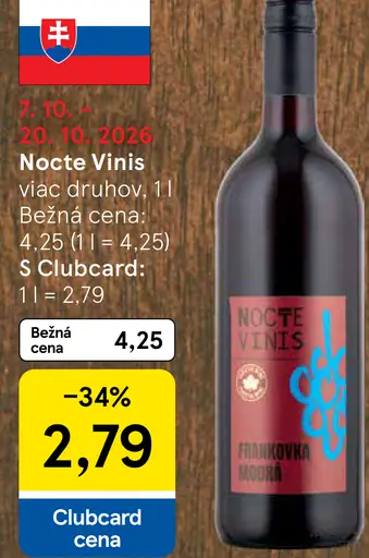 Nocte Vinis víno