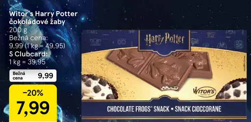 Witor’s Harry Potter čokoládové žaby