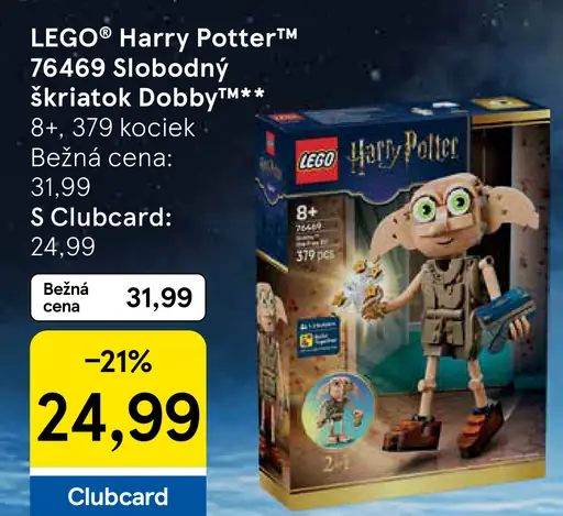 LEGO Harry Potter 76469 Slobodný škriatok Dobby