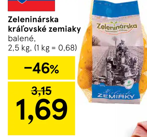 Zeleninárska kráľovské zemiaky