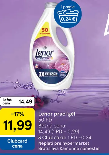 Lenor prací gél