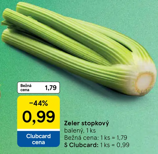 Zeler stopkový balený