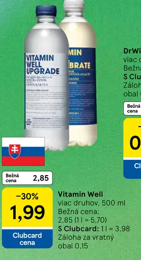 Vitamin Well funkčný nápoj