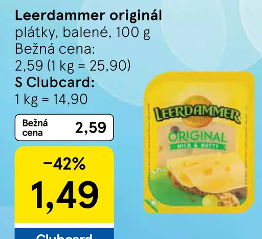 Leerdammer Original plátky