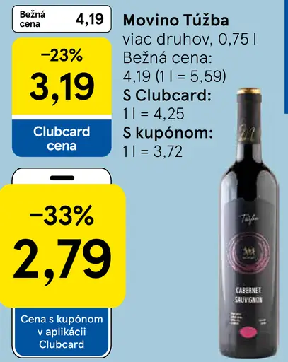 Movino Túžba viac druhov