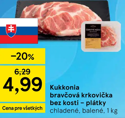 Kukkonia bravčová krkovička bez kosti