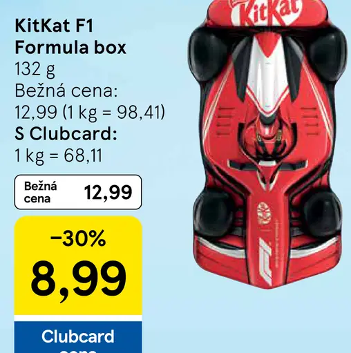 KitKat F1 Formula box