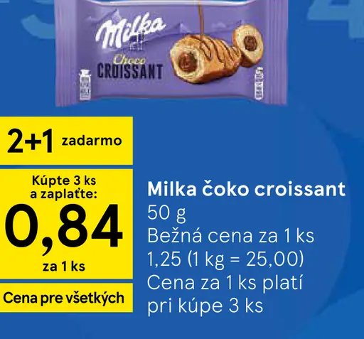 Milka Čoko croissant