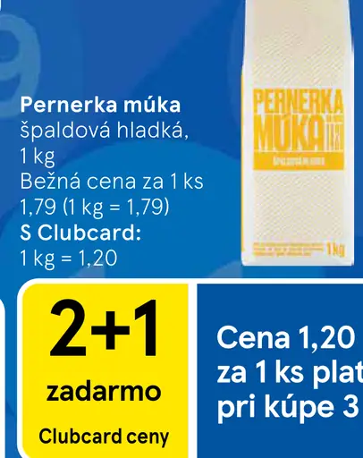Pernérka špaldová múka