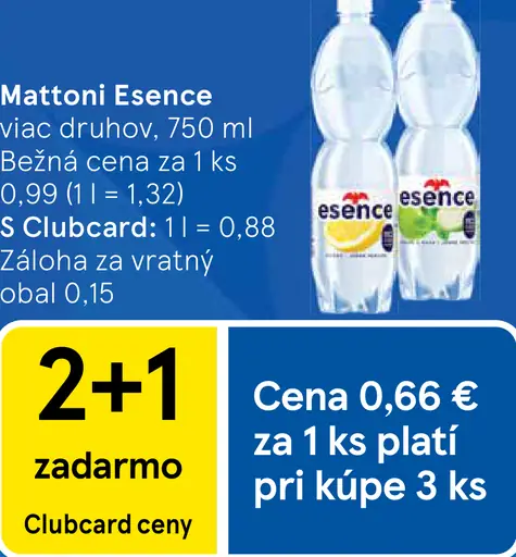 Mattoni Esence, rôzne druhy