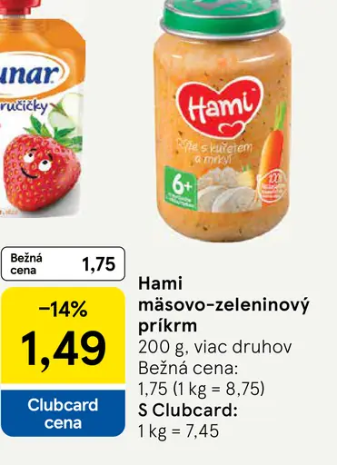 Hami mäsovo-zeleninový príkrm