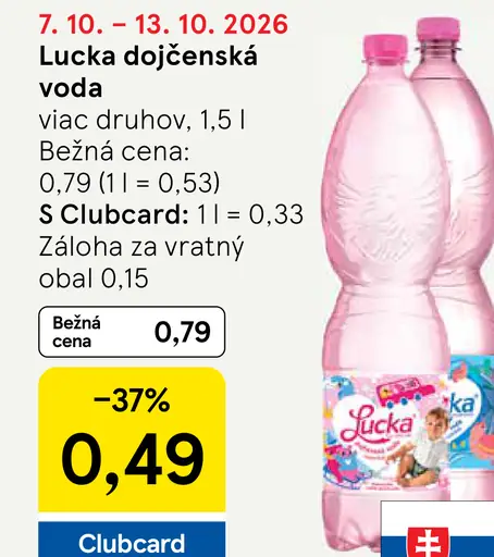 Lucka dojčenská voda