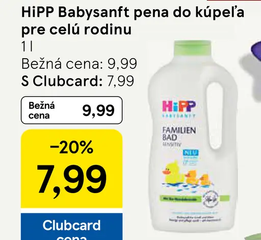 HiPP Babysanft Pena do kúpeľa pre celú rodinu