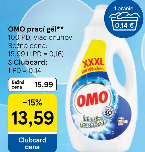 OMO Tekutý prací gél