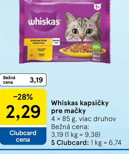 Whiskas Kapsičky pre mačky