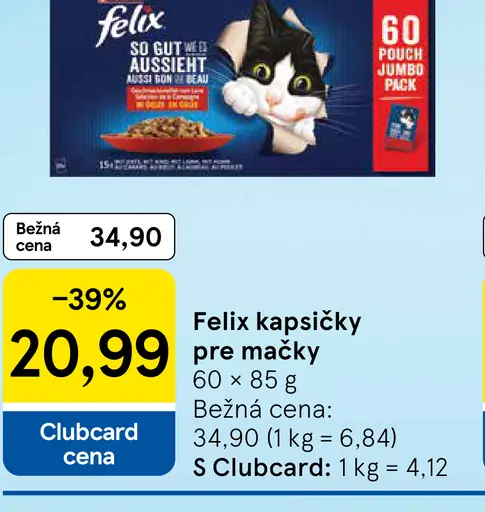Felix kapsičky pre mačky