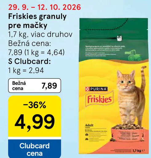 Friskies granuly pre mačky