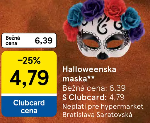 Halloweenska maska