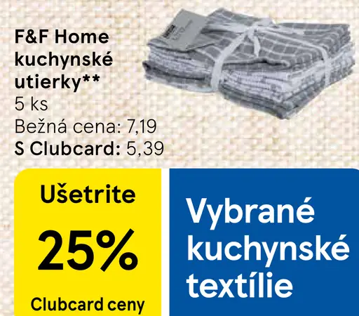 F&F Home kuchynské utierky