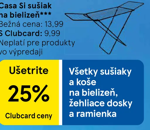 Casa Si sušiak na bielizeň