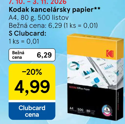 Kodak kancelársky papier A4