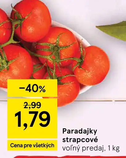 Paradajky strapcové