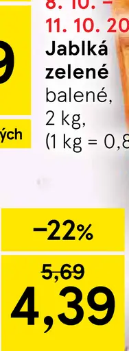 Jablká zelené