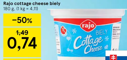 Rajo Cottage Cheese biely