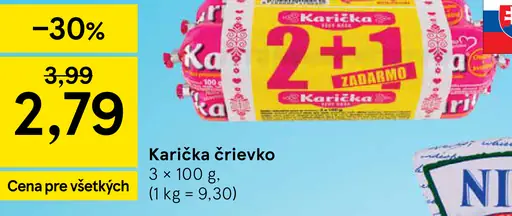 Karička črievko