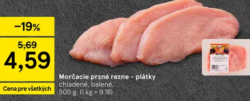 Morčacie prsnÉ rezne
