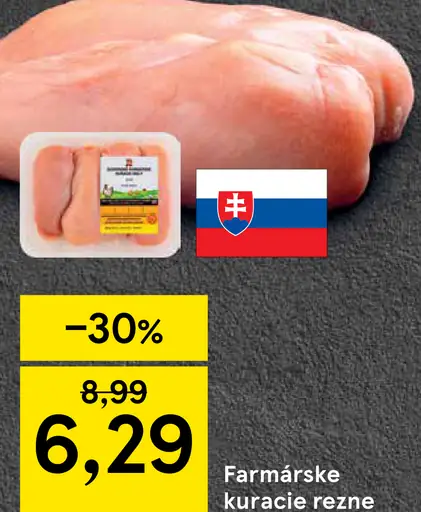 Farmárske kuracie rezne