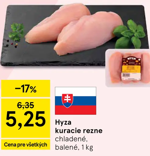 Hyza Kuracie rezne