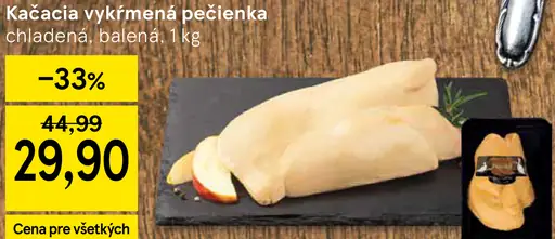 Kačacia vykŕmená pečienka