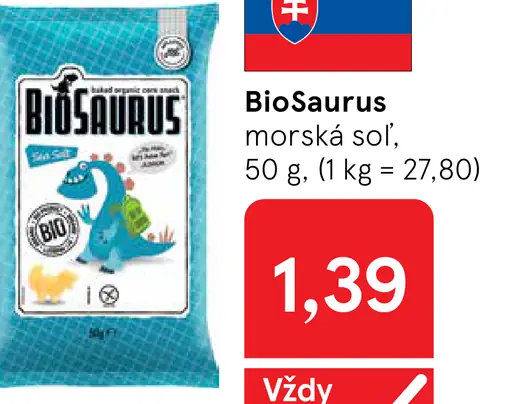 Biosaurus morská soľ