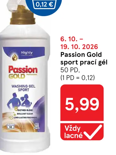 Passion Gold Sport prací gél