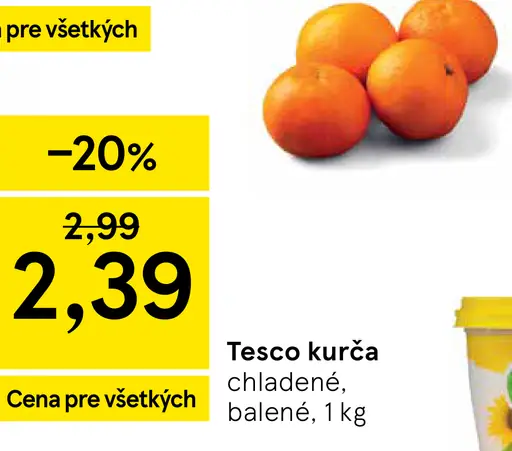 Tesco kurča